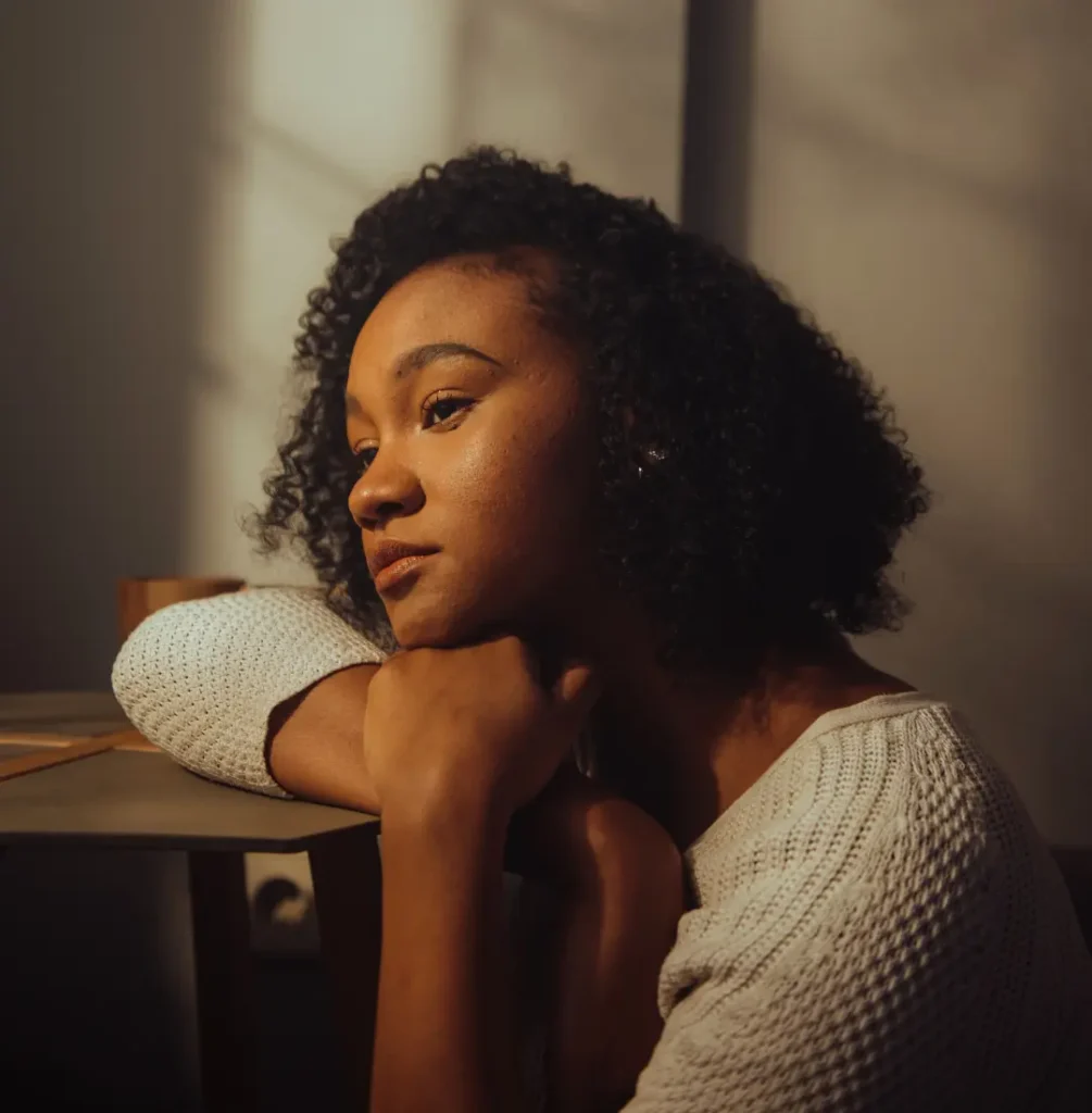 Depressed teen